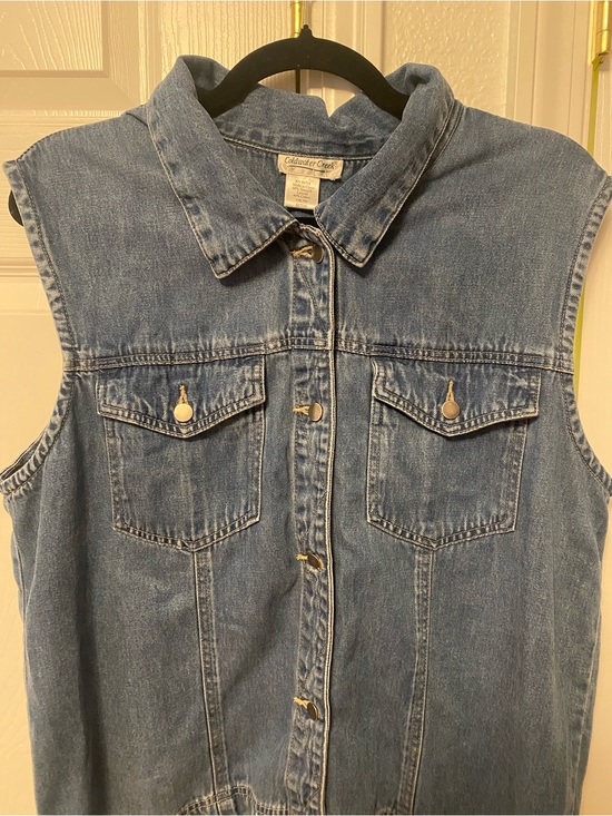 Coldwater Creek Tops - Coldwater Creek Jean Trucker Top Size Large